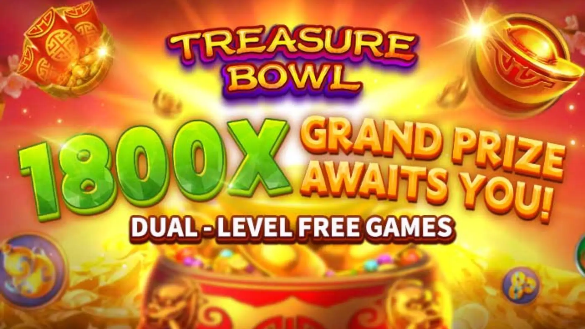 Multiplicadores Treasure Bowl princesapg - 7777x Máximo com Tigela Dourada